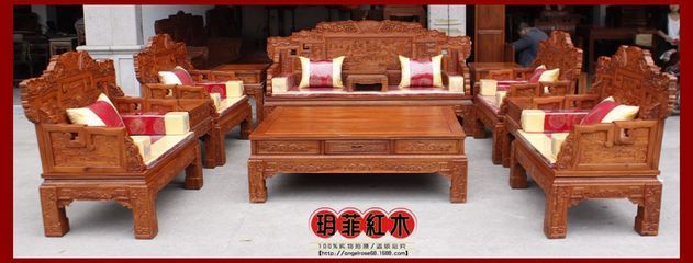 明清仿古红木家具 锦锈中华沙发的典雅与实用